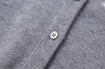 13DE MARZO Mini Logo Cardigan Grey