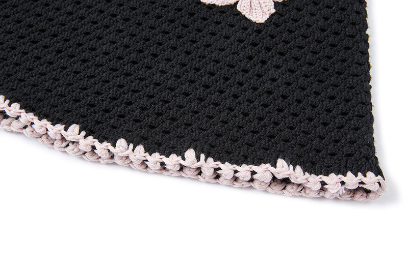 13DE MARZO Crochet Style Knitted Dress