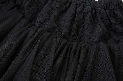 13DE MARZO Bow Lace Short Skirt