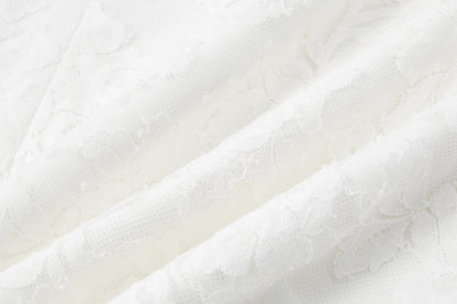 13DE MARZO Bow Lace Long Dress