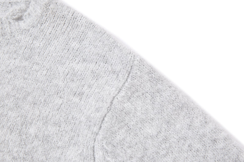 13DE MARZO Birthday Clown Bear Illustration Sweater Grey