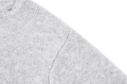 13DE MARZO Birthday Clown Bear Illustration Sweater Grey