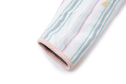 13DE MARZO Marzo Valley Fleece Print Jacket Grey