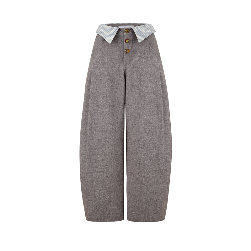 13DE MARZO Detachable Clown Bear Overall Grey