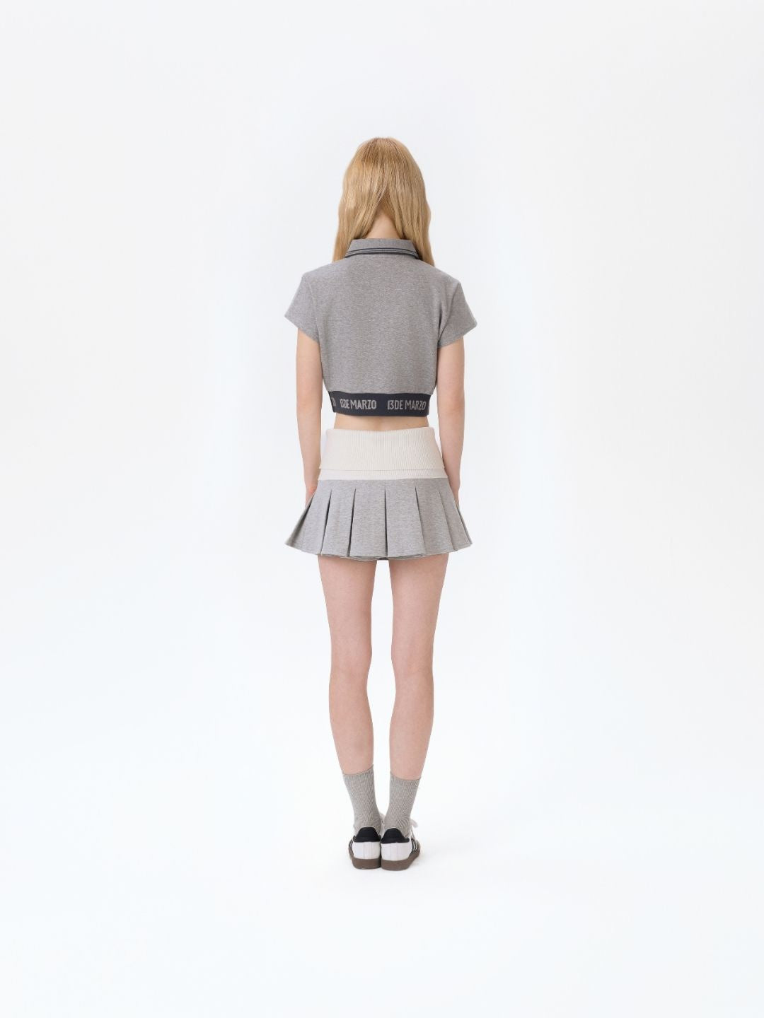 13DE MARZO Bear Head Upper Skirt Grey - 13DE MARZO
