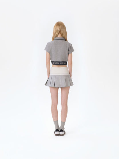 13DE MARZO Bear Head Upper Skirt Grey - 13DE MARZO