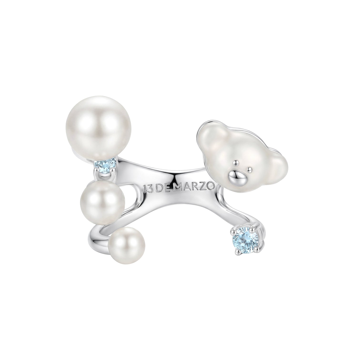 13DE MARZO Starry Bear Ring - 13DE MARZO