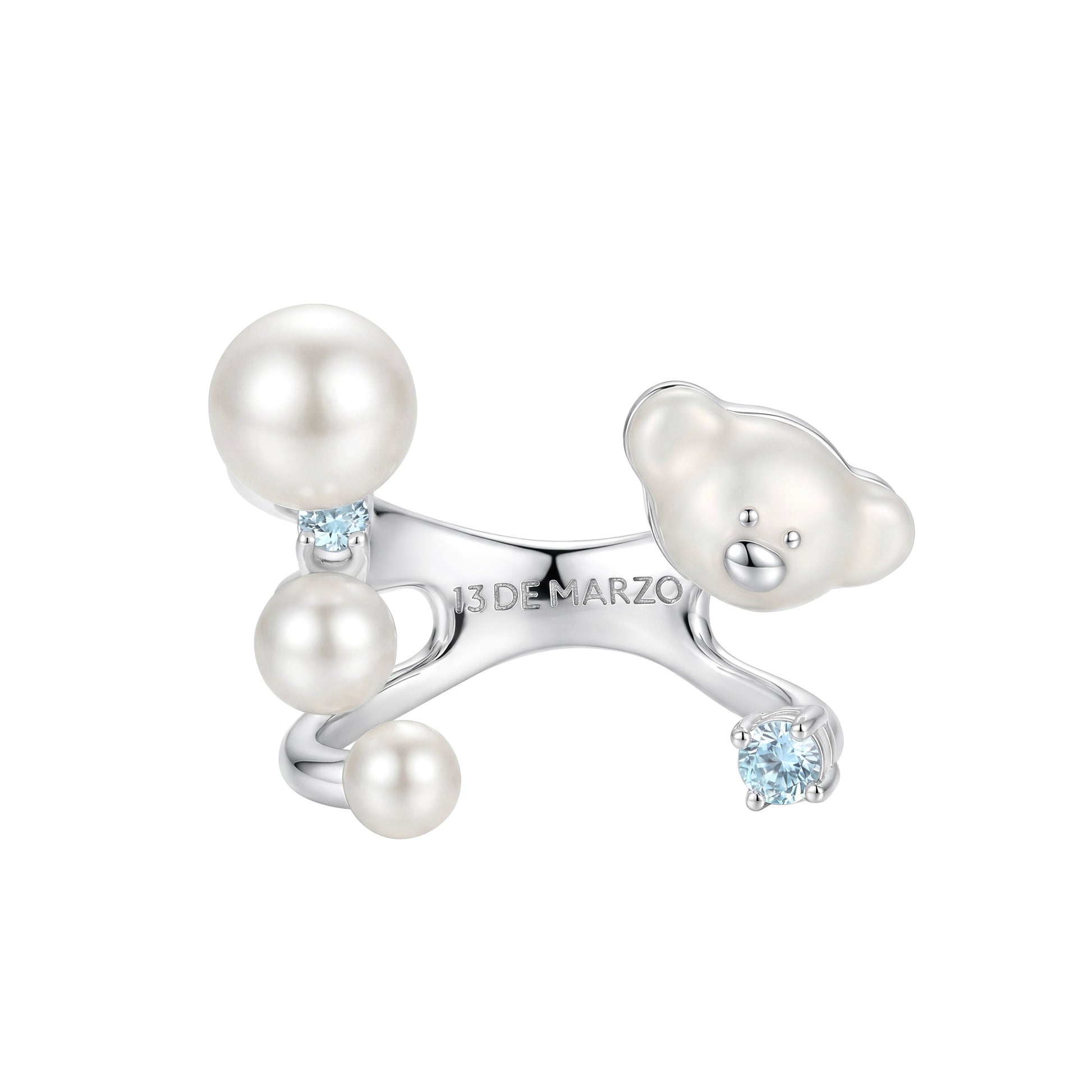 13DE MARZO Starry Bear Ring - 13DE MARZO