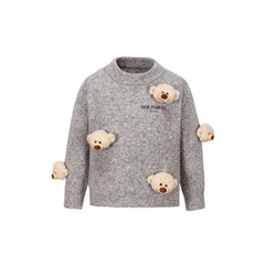 13DE MARZO BabyBear Full Sweater Grey