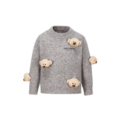 13DE MARZO BabyBear Full Sweater Grey - 13DE MARZO