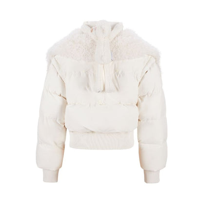 13DE MARZO Doozoo Detachable Short Down Jacket Beige - 13DE MARZO