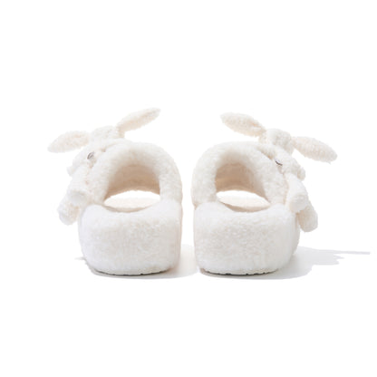 13DE MARZO Doozoo Platform Slippers White - 13DE MARZO