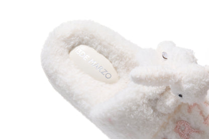 13DE MARZO Doozoo Platform Slippers White - 13DE MARZO