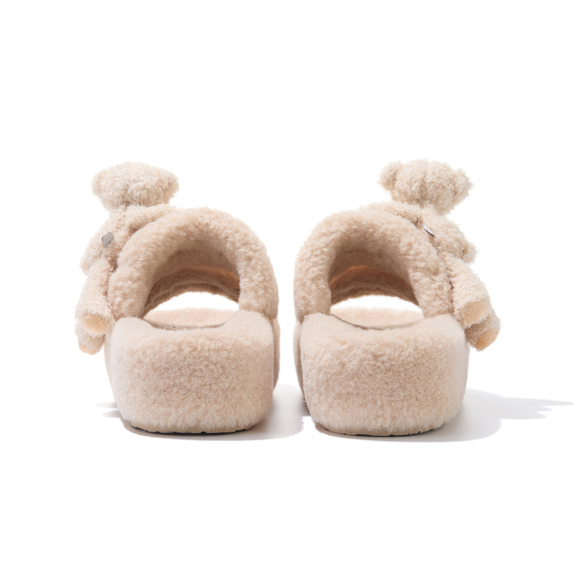 13DE MARZO Doozoo Platform Slippers Khaki - 13DE MARZO