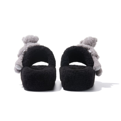 13DE MARZO Doozoo Platform Slippers Black - 13DE MARZO