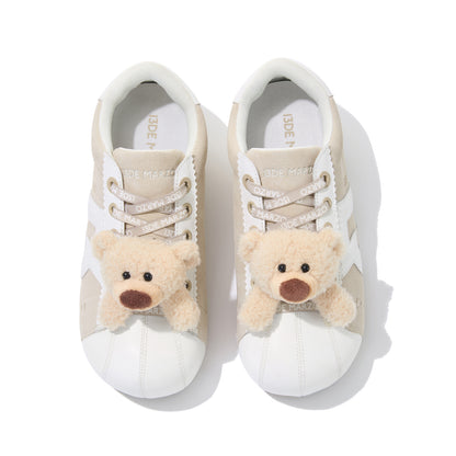 13DE MARZO Bear Suede Chunky Shoes Sand