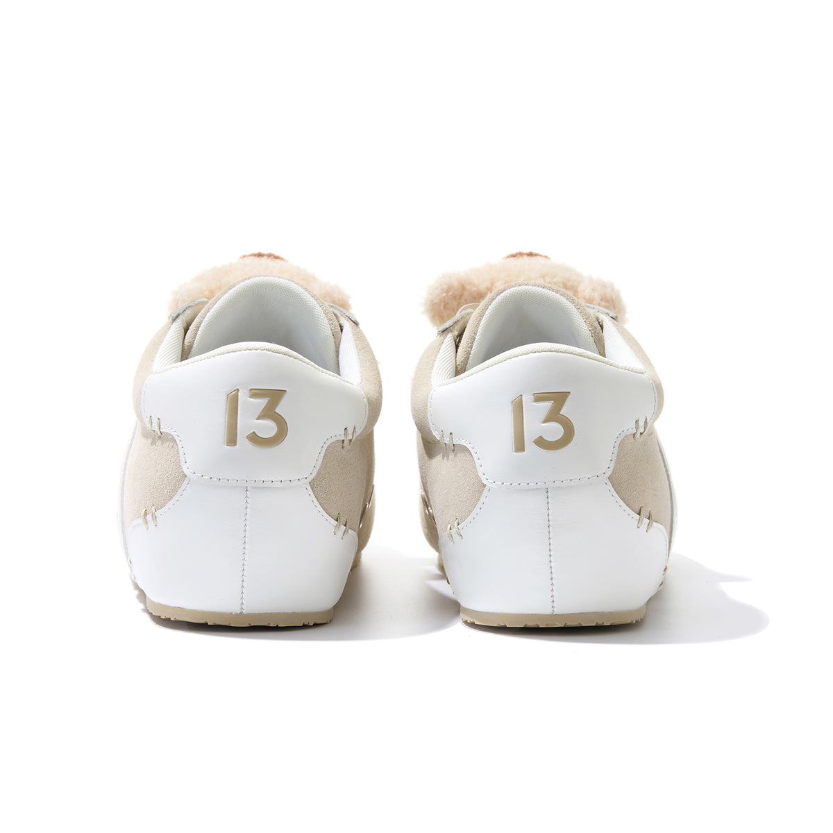 13DE MARZO Bear Suede Chunky Shoes Sand