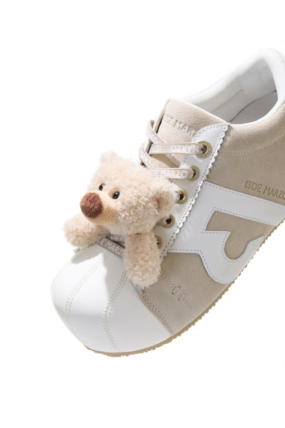 13DE MARZO Bear Suede Chunky Shoes Sand