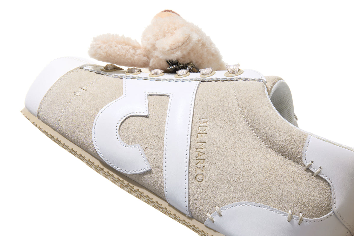 13DE MARZO Bear Suede Chunky Shoes Sand
