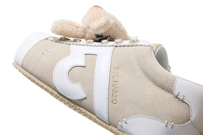 13DE MARZO Bear Suede Chunky Shoes Sand