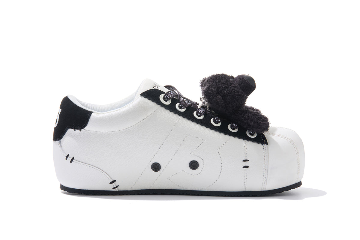 13DE MARZO Bear Suede Chunky Shoes Black