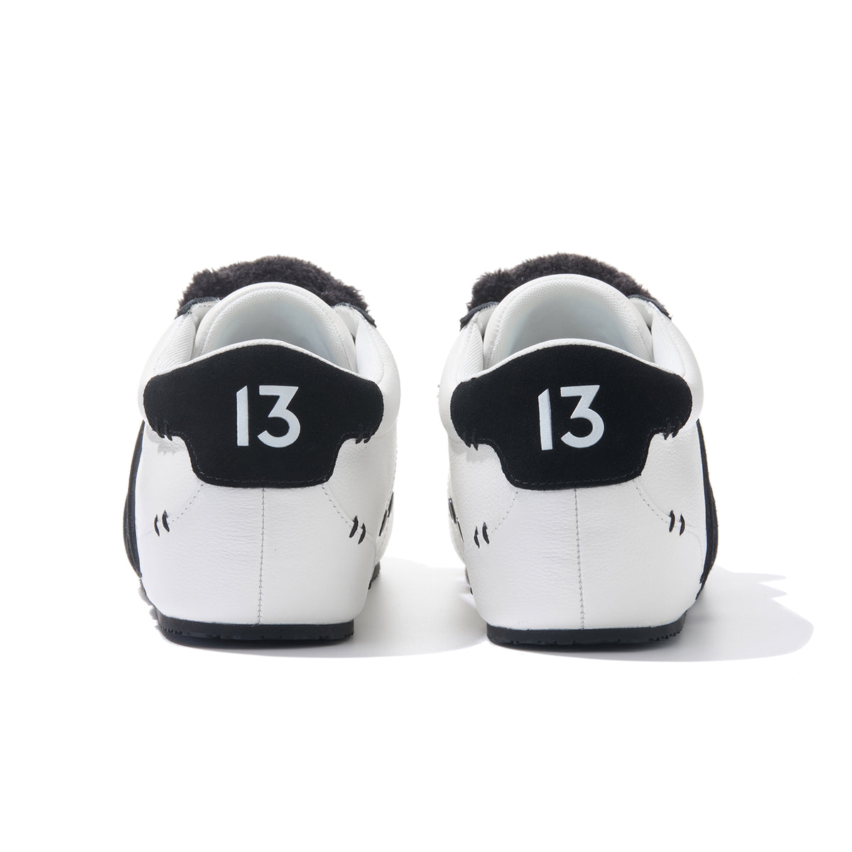 13DE MARZO Bear Suede Chunky Shoes Black