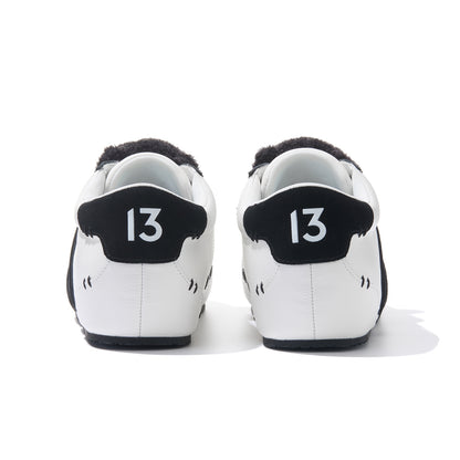 13DE MARZO Bear Suede Chunky Shoes Black