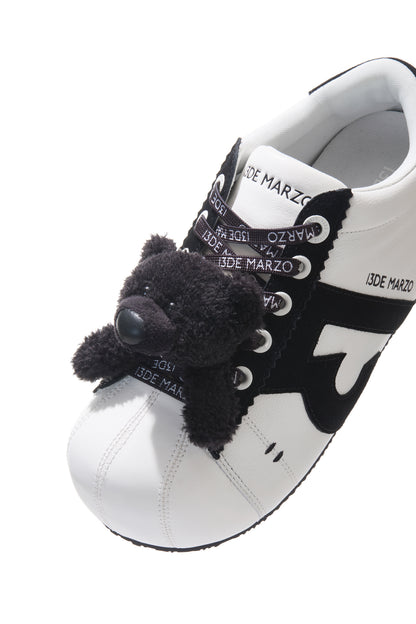 13DE MARZO Bear Suede Chunky Shoes Black