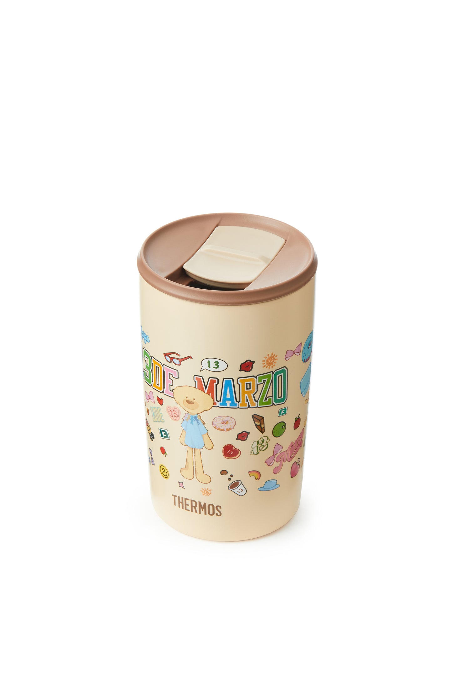 13DE MARZO Bear Insulated Travel Mug