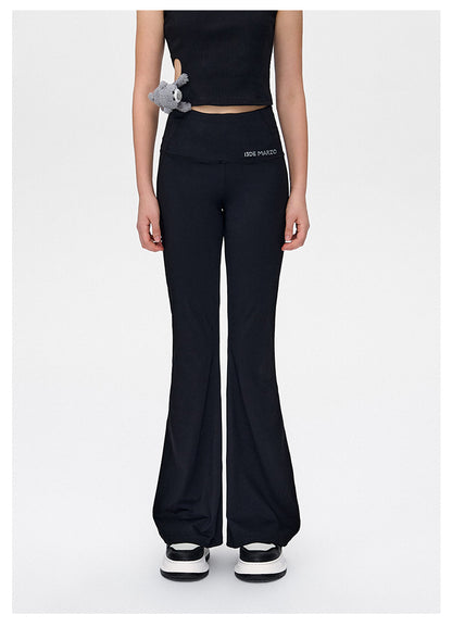 13DE MARZO Bear Slashed Yoga Pants - 13DE MARZO