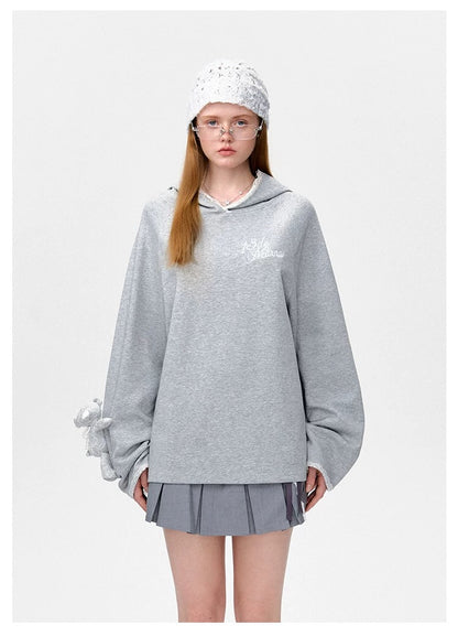 13DE MARZO Bear Logo Lacy Hoodie - 13DE MARZO