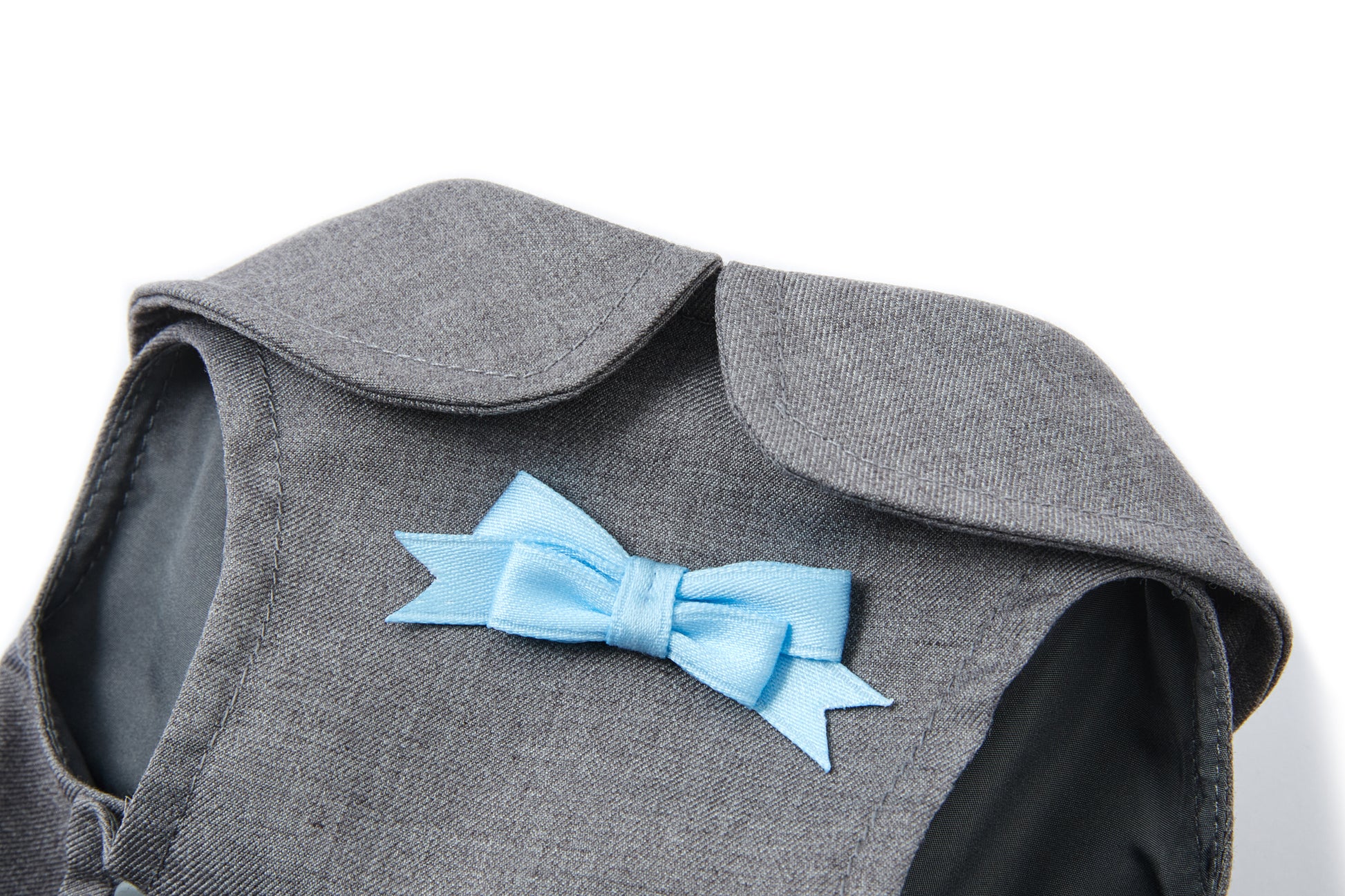 13DE MARZO Pet Peter Pan Collar Princess Dress Grey - 13DE MARZO