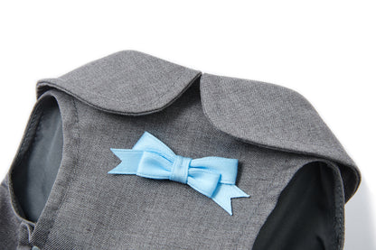 13DE MARZO Pet Peter Pan Collar Princess Dress Grey - 13DE MARZO