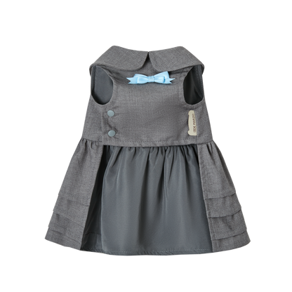 13DE MARZO Pet Peter Pan Collar Princess Dress Grey - 13DE MARZO