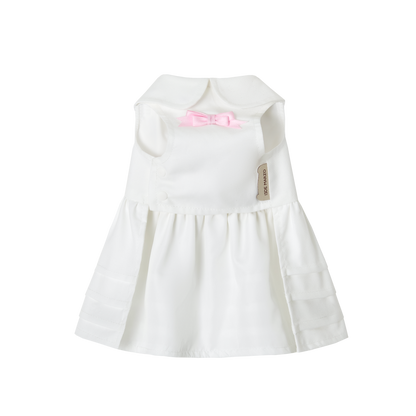 13DE MARZO Pet Peter Pan Collar Princess Dress White - 13DE MARZO