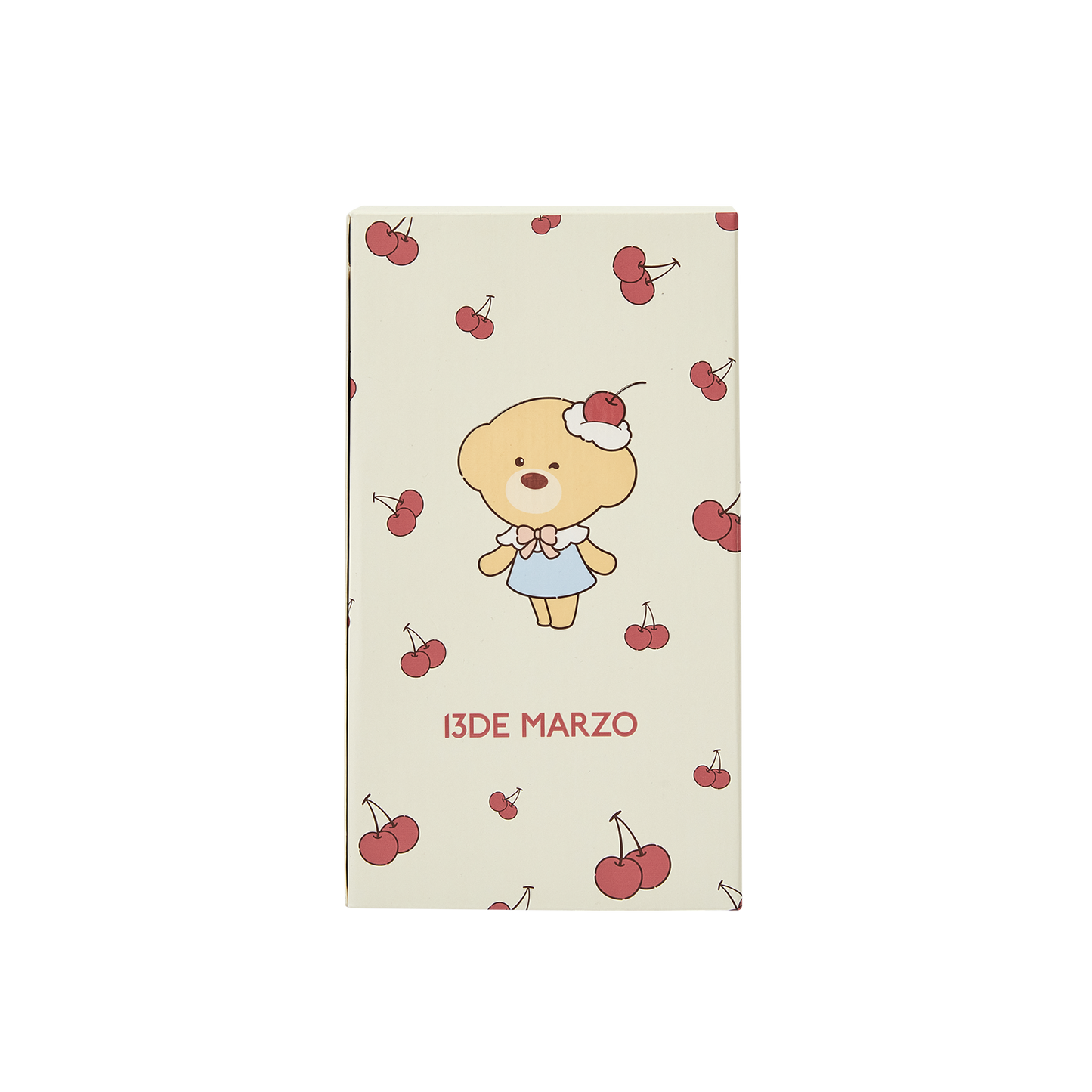 13DE MARZO Cherry Bear Straw Insulated Cup