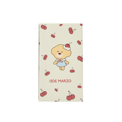 13DE MARZO Cherry Bear Straw Insulated Cup