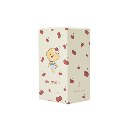 13DE MARZO Cherry Bear Straw Insulated Cup