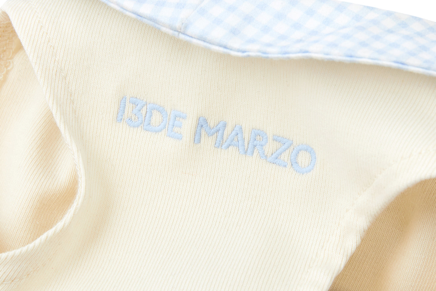 13DE MARZO Pet Bow Check Vest White - 13DE MARZO