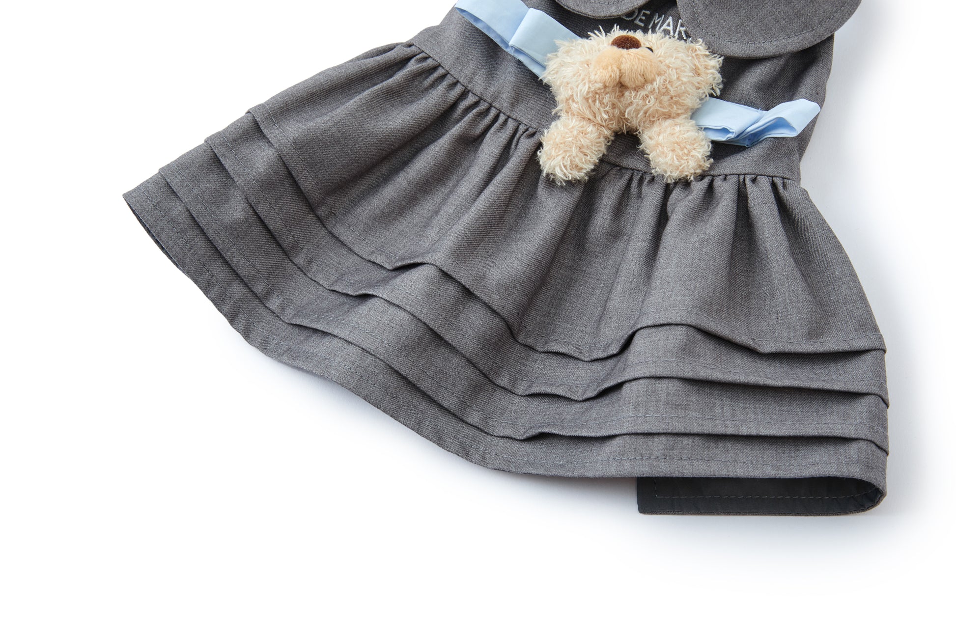 13DE MARZO Pet Peter Pan Collar Princess Dress Grey - 13DE MARZO