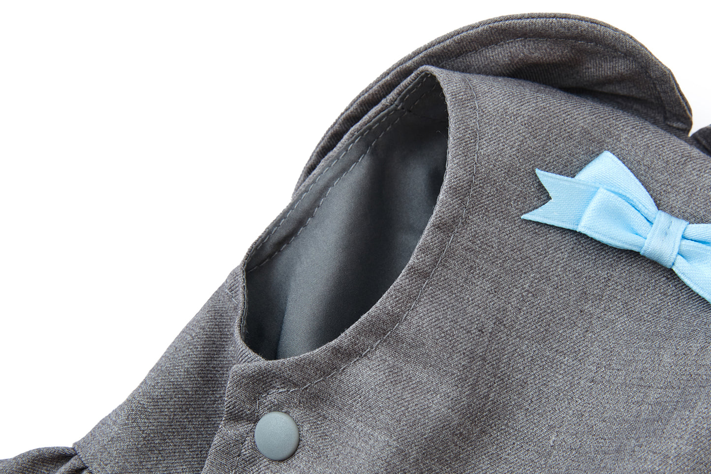 13DE MARZO Pet Peter Pan Collar Princess Dress Grey - 13DE MARZO