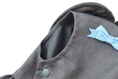 13DE MARZO Pet Peter Pan Collar Princess Dress Grey - 13DE MARZO