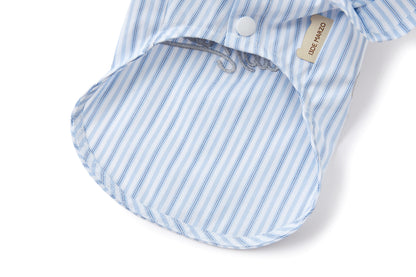13DE MARZO Pet Striped Shirt Blue - 13DE MARZO