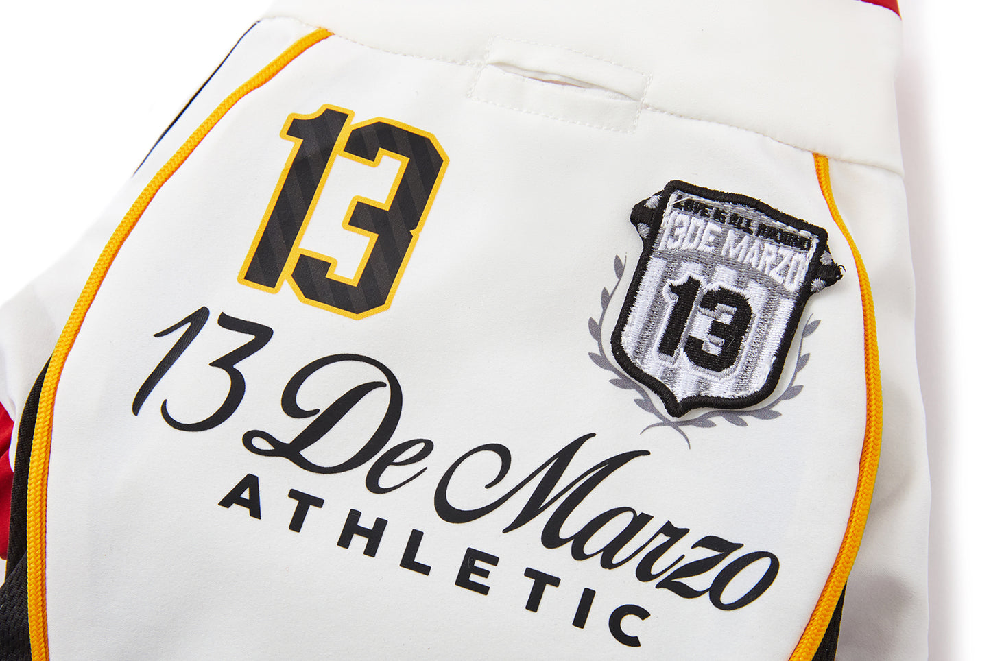 13DE MARZO Soccer Bear Pet Jersey Coat White
