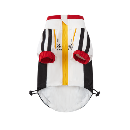 13DE MARZO Soccer Bear Pet Jersey Coat White