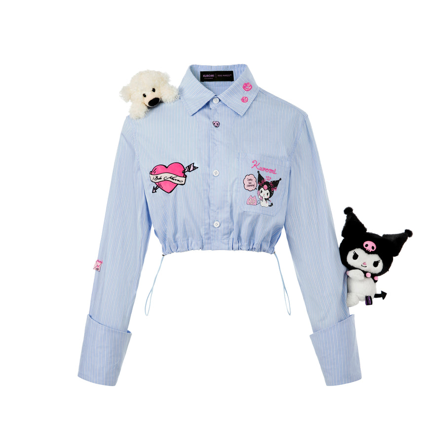 13DE MARZO Kuromi Bear Short Line Shirt - 13DE MARZO