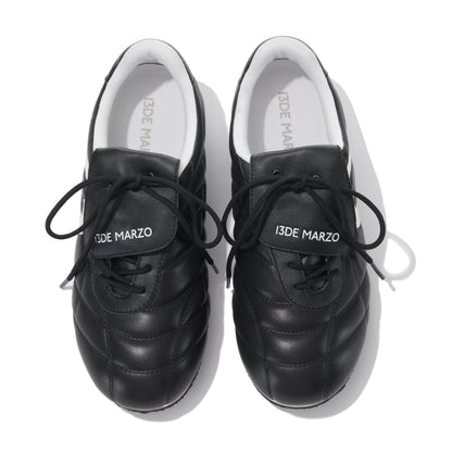 13DE MARZO Quilted Lightweight Casual Shoes Black - 13DE MARZO