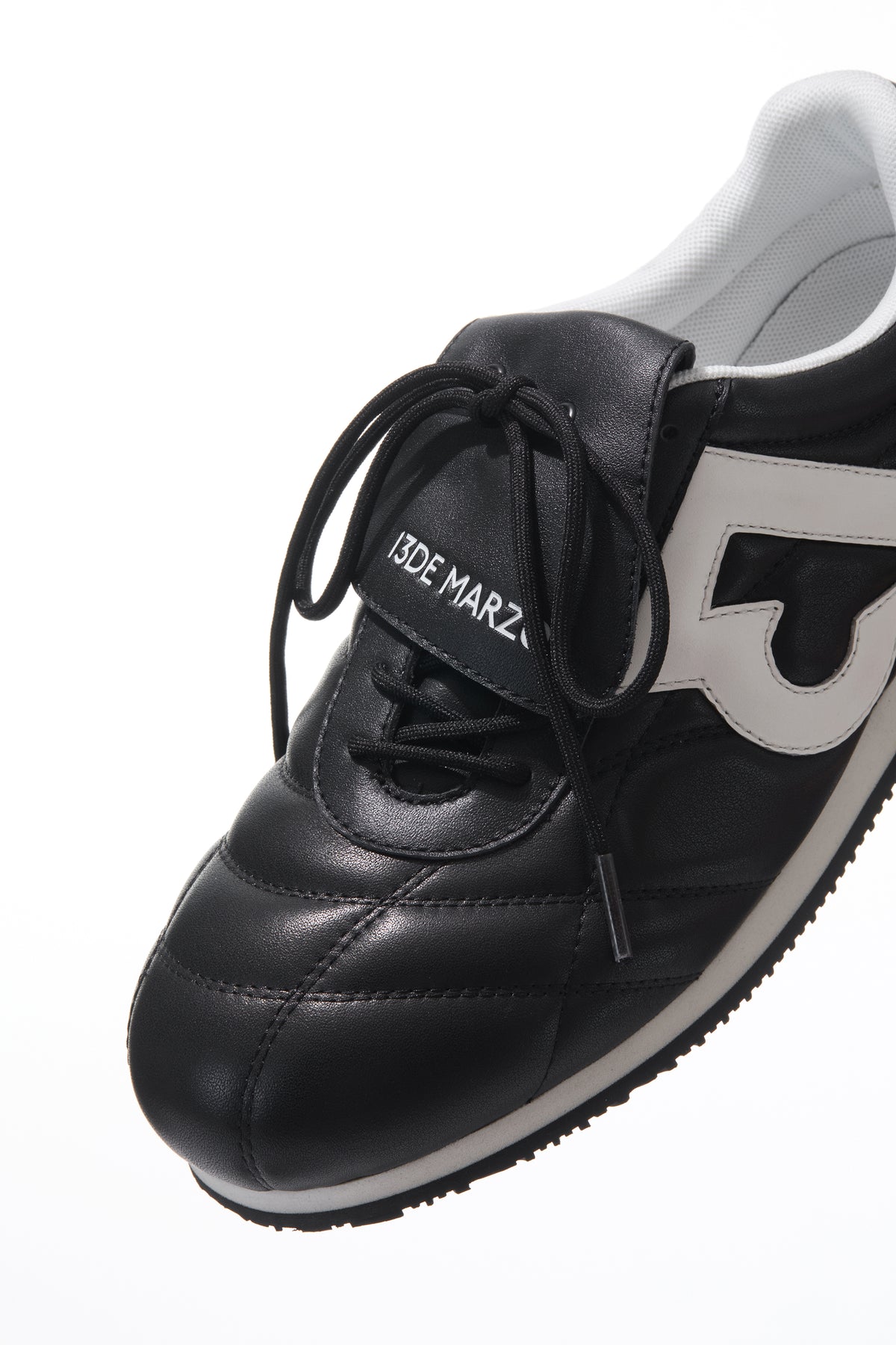 13DE MARZO Quilted Lightweight Casual Shoes Black - 13DE MARZO