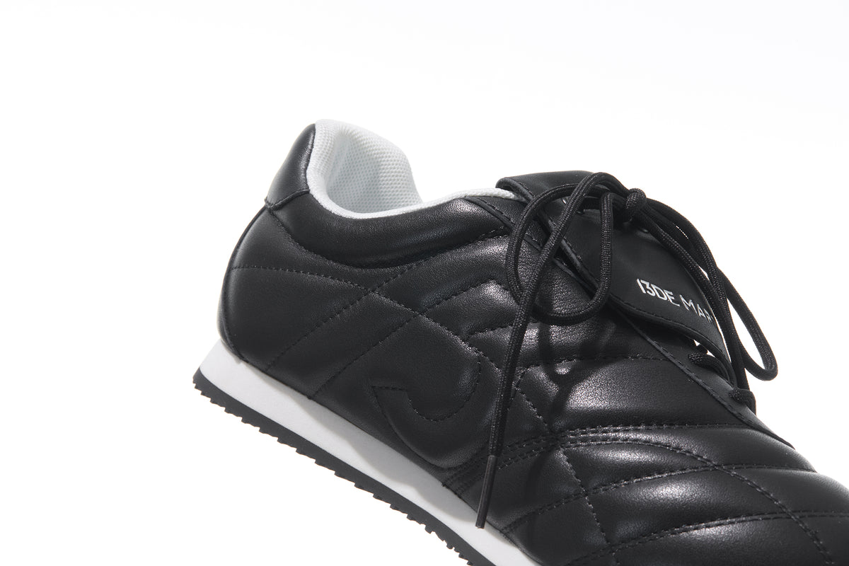 13DE MARZO Quilted Lightweight Casual Shoes Black - 13DE MARZO
