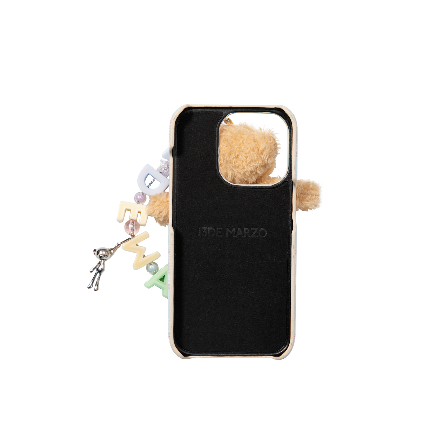 13DE MARZO Logo Bead Chain Bear Case